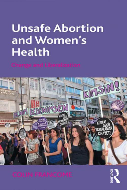 Cover of the book Unsafe Abortion and Women's Health by Colin Francome, Taylor and Francis