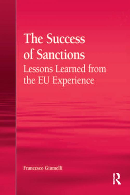 Cover of the book The Success of Sanctions by Francesco Giumelli, Taylor and Francis