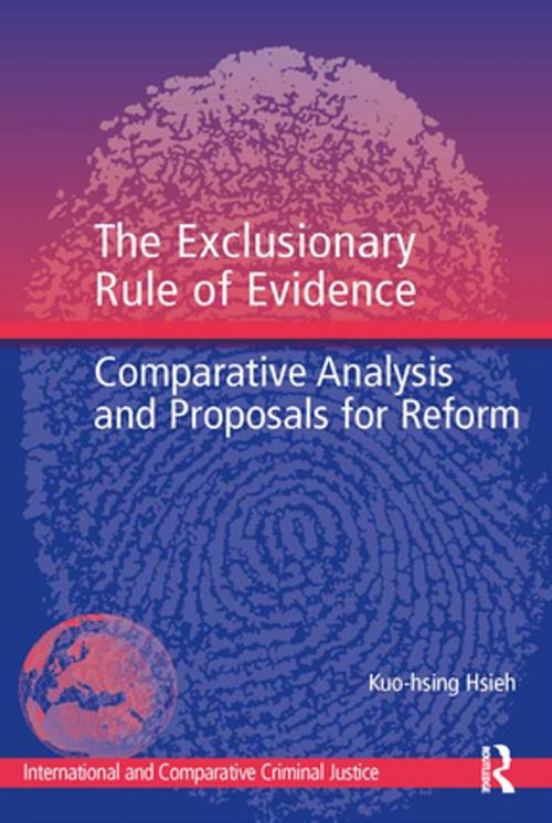 Cover of the book The Exclusionary Rule of Evidence by Kuo-hsing Hsieh, Taylor and Francis