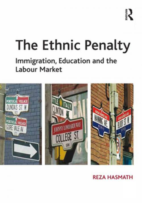 Cover of the book The Ethnic Penalty by Reza Hasmath, Taylor and Francis