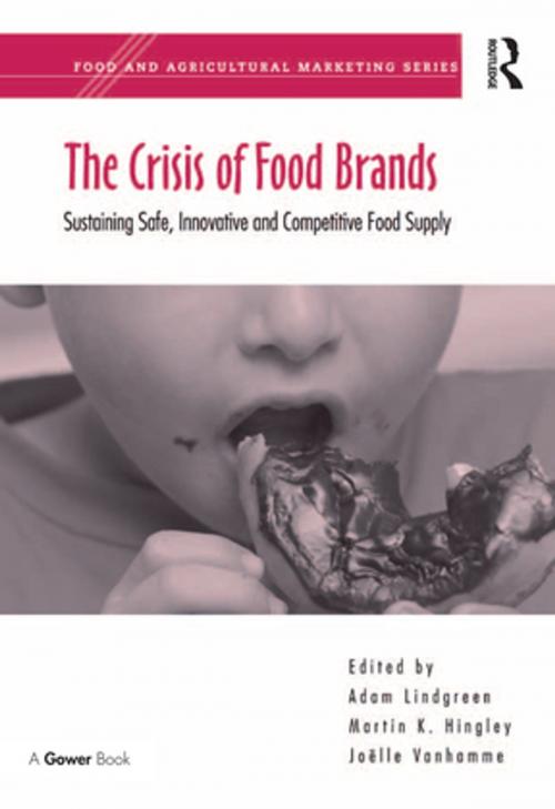 Cover of the book The Crisis of Food Brands by Martin K. Hingley, Taylor and Francis