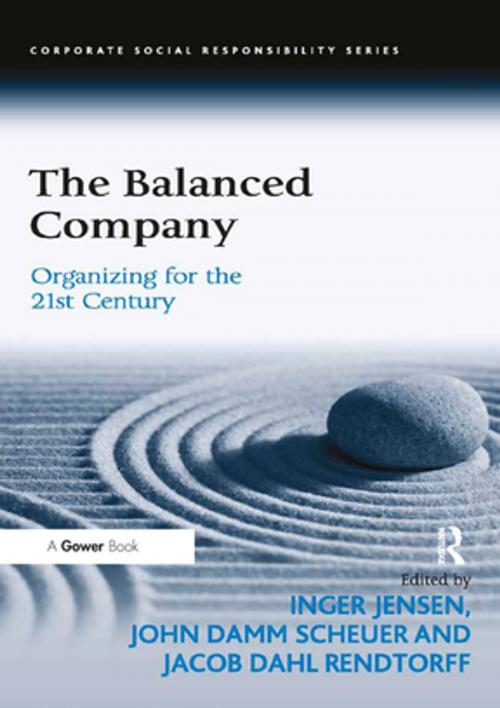 Cover of the book The Balanced Company by Inger Jensen, John Damm Scheuer, Taylor and Francis