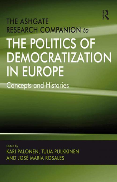 Cover of the book The Ashgate Research Companion to the Politics of Democratization in Europe by Tuija Pulkkinen, Taylor and Francis