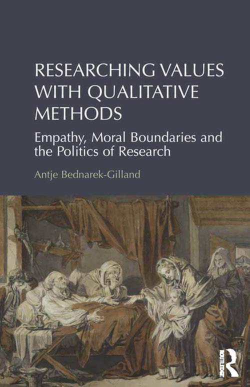 Cover of the book Researching Values with Qualitative Methods by Antje Bednarek-Gilland, Taylor and Francis