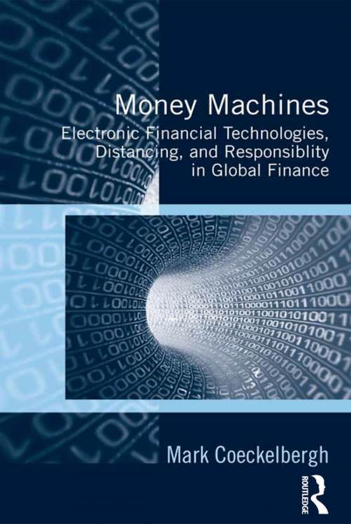 Cover of the book Money Machines by Mark Coeckelbergh, Taylor and Francis