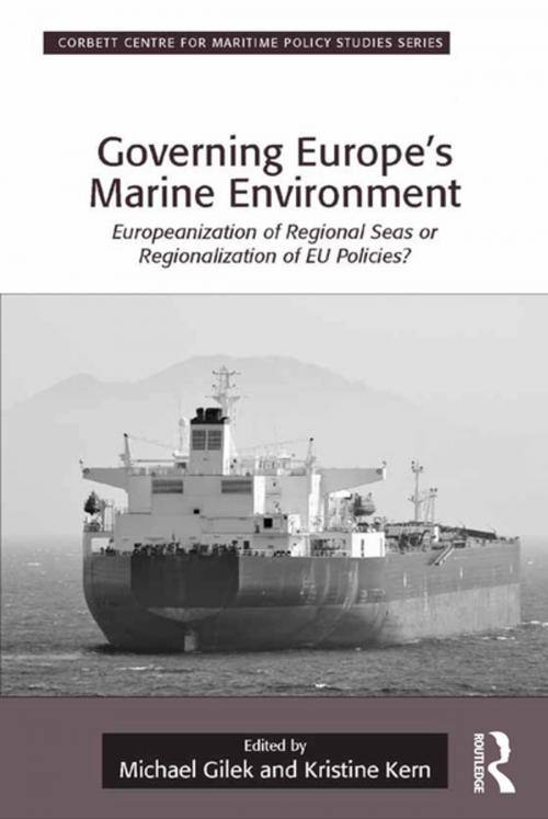 Cover of the book Governing Europe's Marine Environment by Michael Gilek, Taylor and Francis