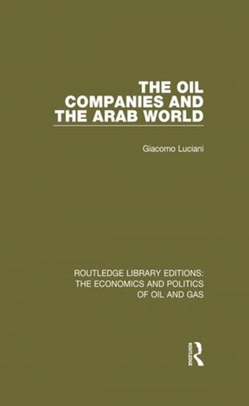 Cover of the book The Oil Companies and the Arab World by Giacomo Luciani, Taylor and Francis