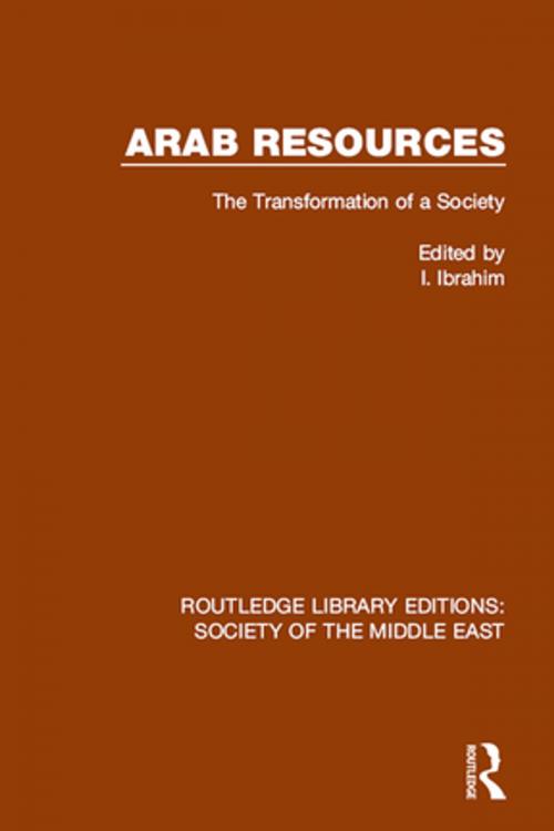 Cover of the book Arab Resources by , Taylor and Francis