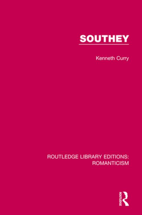 Cover of the book Southey by Kenneth Curry, Taylor and Francis