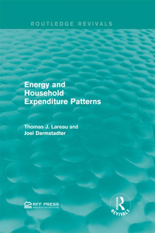 Cover of the book Energy and Household Expenditure Patterns by Thomas J. Lareau, Joel Darmstadter, Taylor and Francis