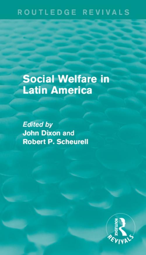 Cover of the book Social Welfare in Latin America by , Taylor and Francis