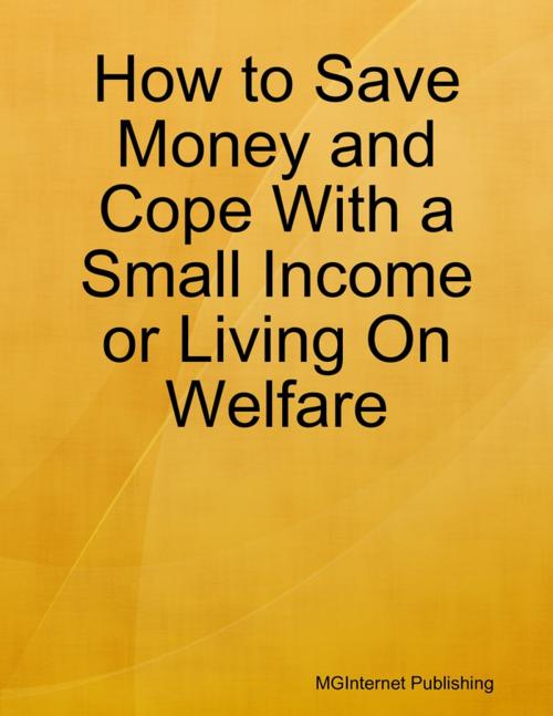 Cover of the book How to Save Money and Cope With a Small Income or Living On Welfare by MGInternet Publishing, Lulu.com