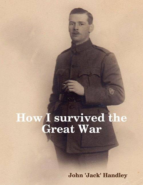 Cover of the book How I Survived the Great War by John 'Jack' Handley, Lulu.com
