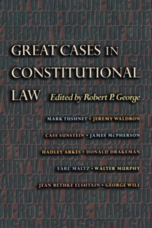 Cover of the book Great Cases in Constitutional Law by , Princeton University Press