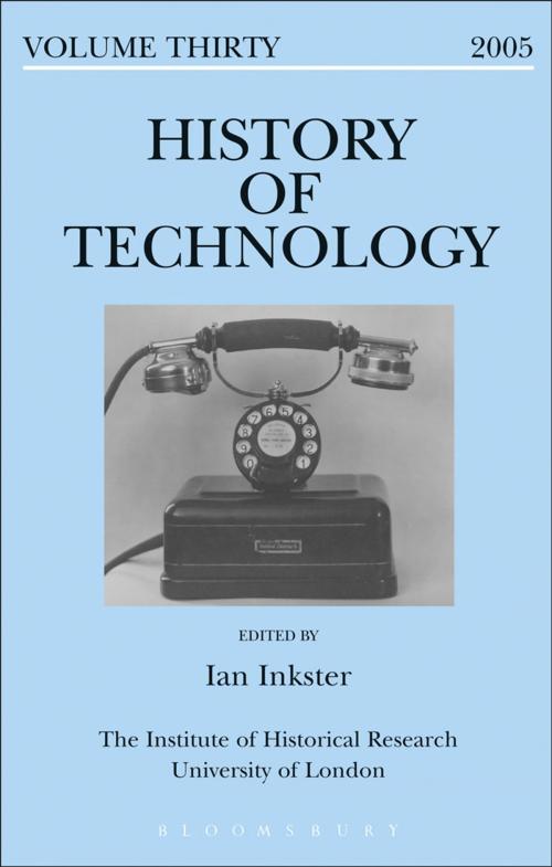Cover of the book History of Technology Volume 30 by , Bloomsbury Publishing