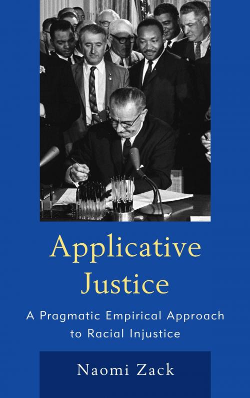Cover of the book Applicative Justice by Naomi Zack, Rowman & Littlefield Publishers