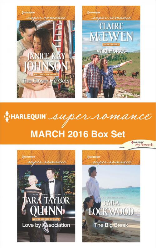Cover of the book Harlequin Superromance March 2016 Box Set by Janice Kay Johnson, Tara Taylor Quinn, Claire McEwen, Cara Lockwood, Harlequin