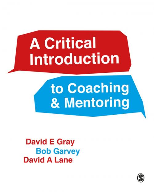 Cover of the book A Critical Introduction to Coaching and Mentoring by David E Gray, Professor Robert Garvey, David A Lane, SAGE Publications