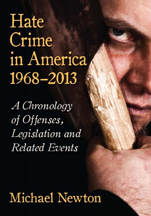 Cover of the book Hate Crime in America, 1968-2013 by Michael Newton, McFarland & Company, Inc., Publishers