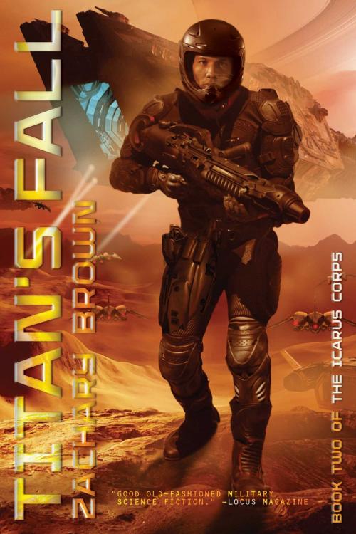 Cover of the book Titan's Fall by Zachary Brown, Gallery / Saga Press