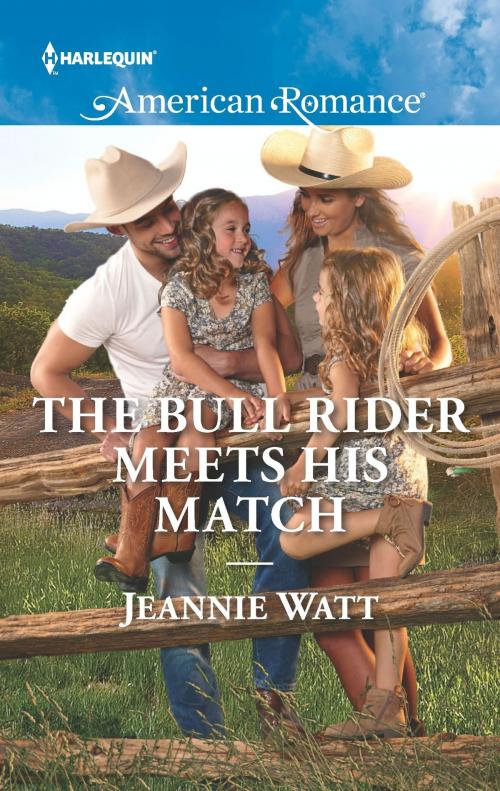 Cover of the book The Bull Rider Meets His Match by Jeannie Watt, Harlequin