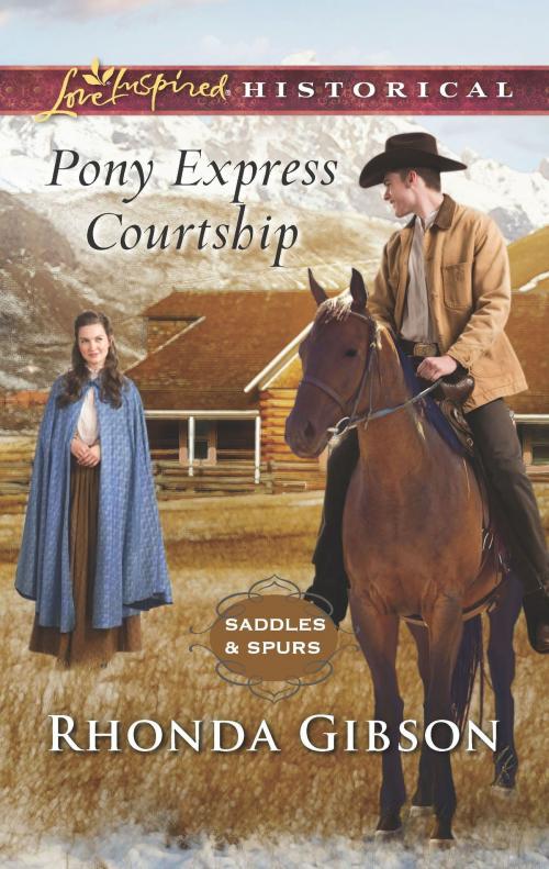 Cover of the book Pony Express Courtship by Rhonda Gibson, Harlequin