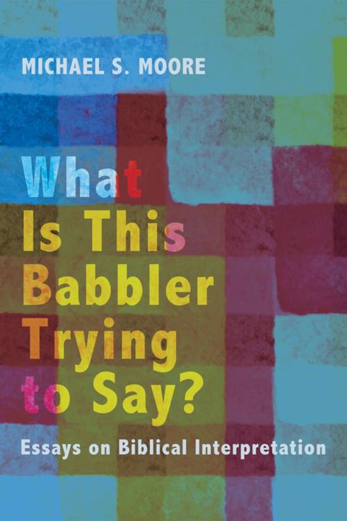 Cover of the book What Is This Babbler Trying to Say? by Michael S. Moore, Wipf and Stock Publishers