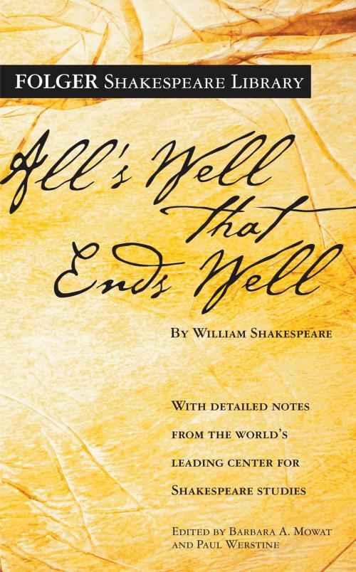 Cover of the book All's Well That Ends Well by William Shakespeare, Simon & Schuster