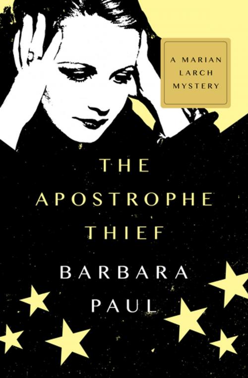 Cover of the book The Apostrophe Thief by Barbara Paul, MysteriousPress.com/Open Road