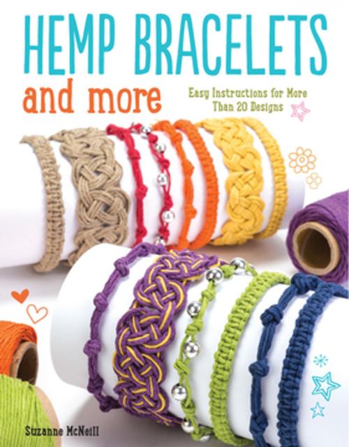 Cover of the book Hemp Bracelets and More by Suzanne McNeill, CZT, Fox Chapel Publishing