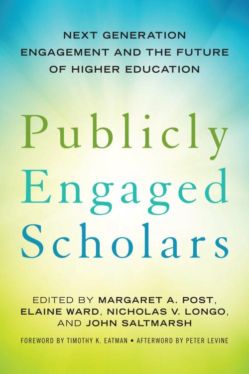 Cover of the book Publicly Engaged Scholars by Peter Levine, Stylus Publishing
