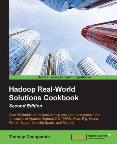 Cover of the book Hadoop Real-World Solutions Cookbook - Second Edition by Tanmay Deshpande, Packt Publishing