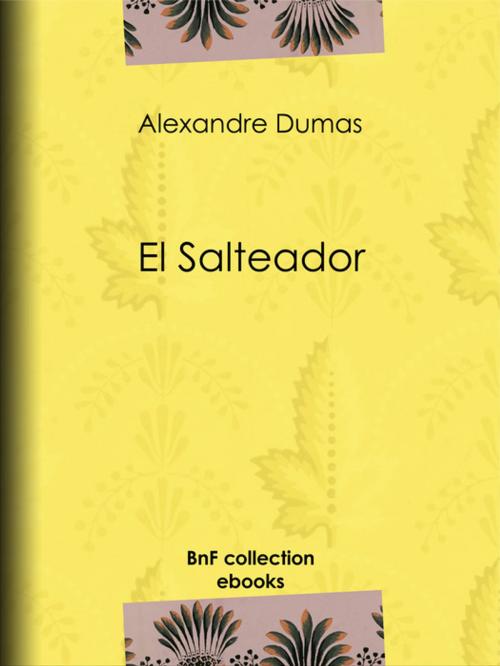 Cover of the book El Salteador by Alexandre Dumas, BnF collection ebooks