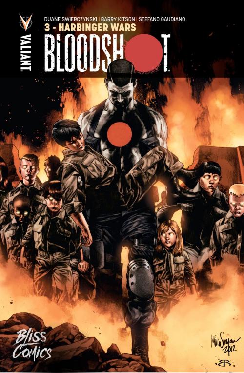 Cover of the book Bloodshot - Tome 3 - Harbinger Wars by Duane Swierczynski, Barry Kitson, Bliss Comics