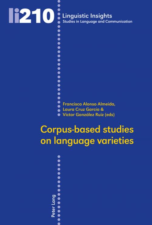 Cover of the book Corpus-based studies on language varieties by , Peter Lang