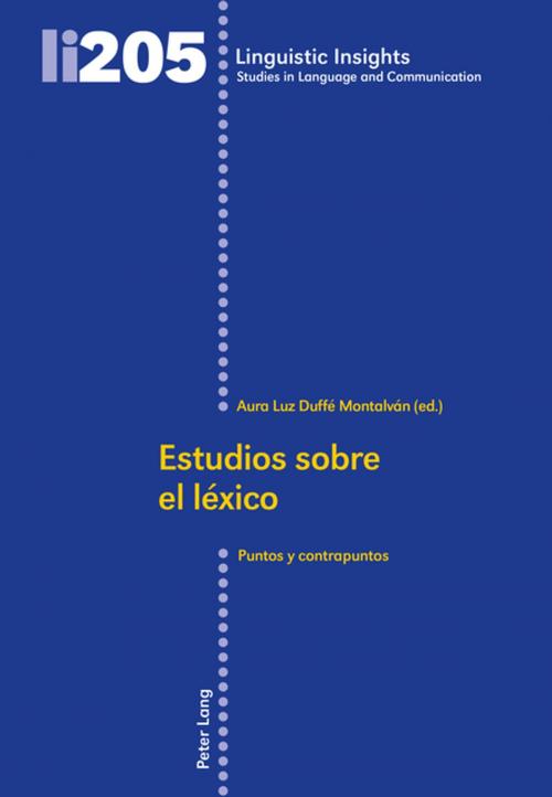 Cover of the book Estudios sobre el léxico by , Peter Lang