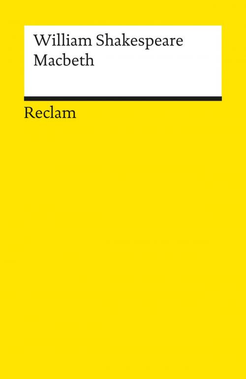 Cover of the book Macbeth by William Shakespeare, Reclam Verlag