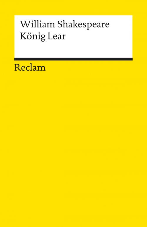 Cover of the book König Lear by William Shakespeare, Reclam Verlag