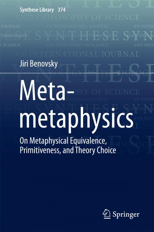 Cover of the book Meta-metaphysics by Jiri Benovsky, Springer International Publishing