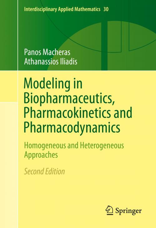 Cover of the book Modeling in Biopharmaceutics, Pharmacokinetics and Pharmacodynamics by Panos Macheras, Athanassios Iliadis, Springer International Publishing