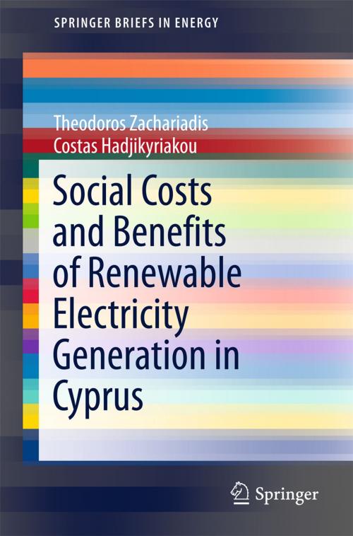 Cover of the book Social Costs and Benefits of Renewable Electricity Generation in Cyprus by Theodoros Zachariadis, Costas Hadjikyriakou, Springer International Publishing