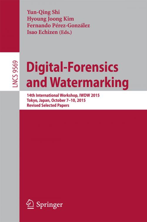 Cover of the book Digital-Forensics and Watermarking by , Springer International Publishing