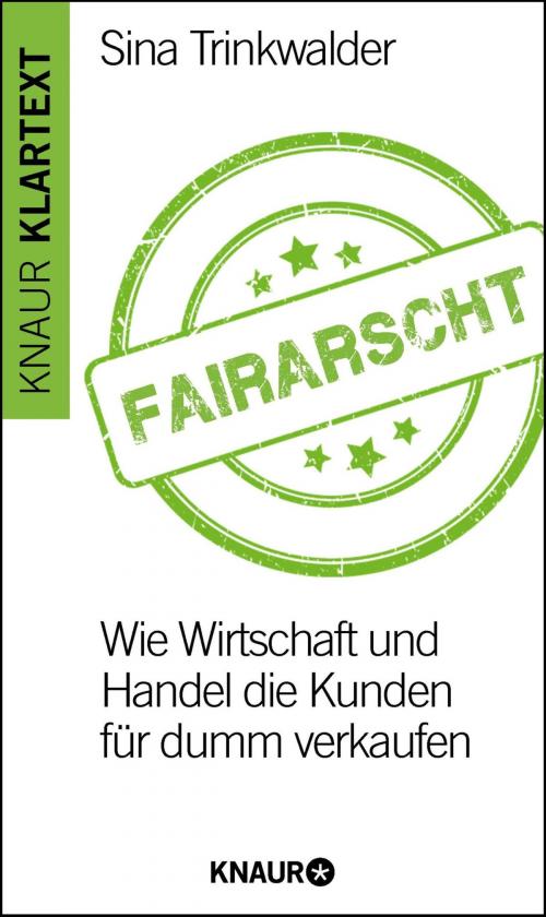 Cover of the book Fairarscht by Sina Trinkwalder, Knaur eBook
