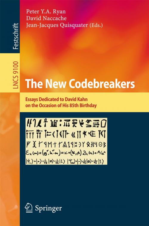 Cover of the book The New Codebreakers by , Springer Berlin Heidelberg