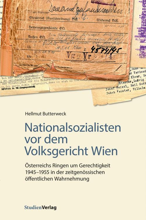 Cover of the book Nationalsozialisten vor dem Volksgericht Wien by Hellmut Butterweck, StudienVerlag