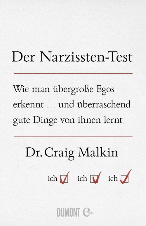 Cover of the book Der Narzissten-Test by Craig Malkin, DUMONT Buchverlag