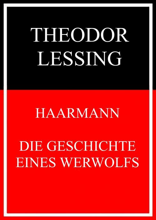 Cover of the book Haarmann by Theodor Lessing, Books on Demand