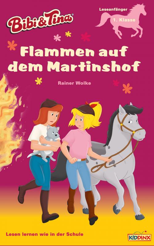 Cover of the book Bibi & Tina - Flammen auf dem Martinshof by Rainer Wolke, Kiddinx Media GmbH