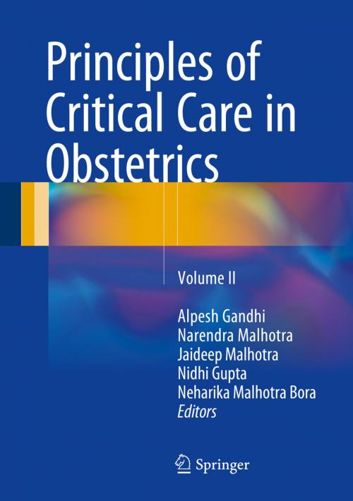 Cover of the book Principles of Critical Care in Obstetrics by , Springer India
