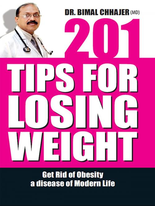 Cover of the book 201 Tips for Losing Weight by Dr. Bimal Chhajer, Fusion Books